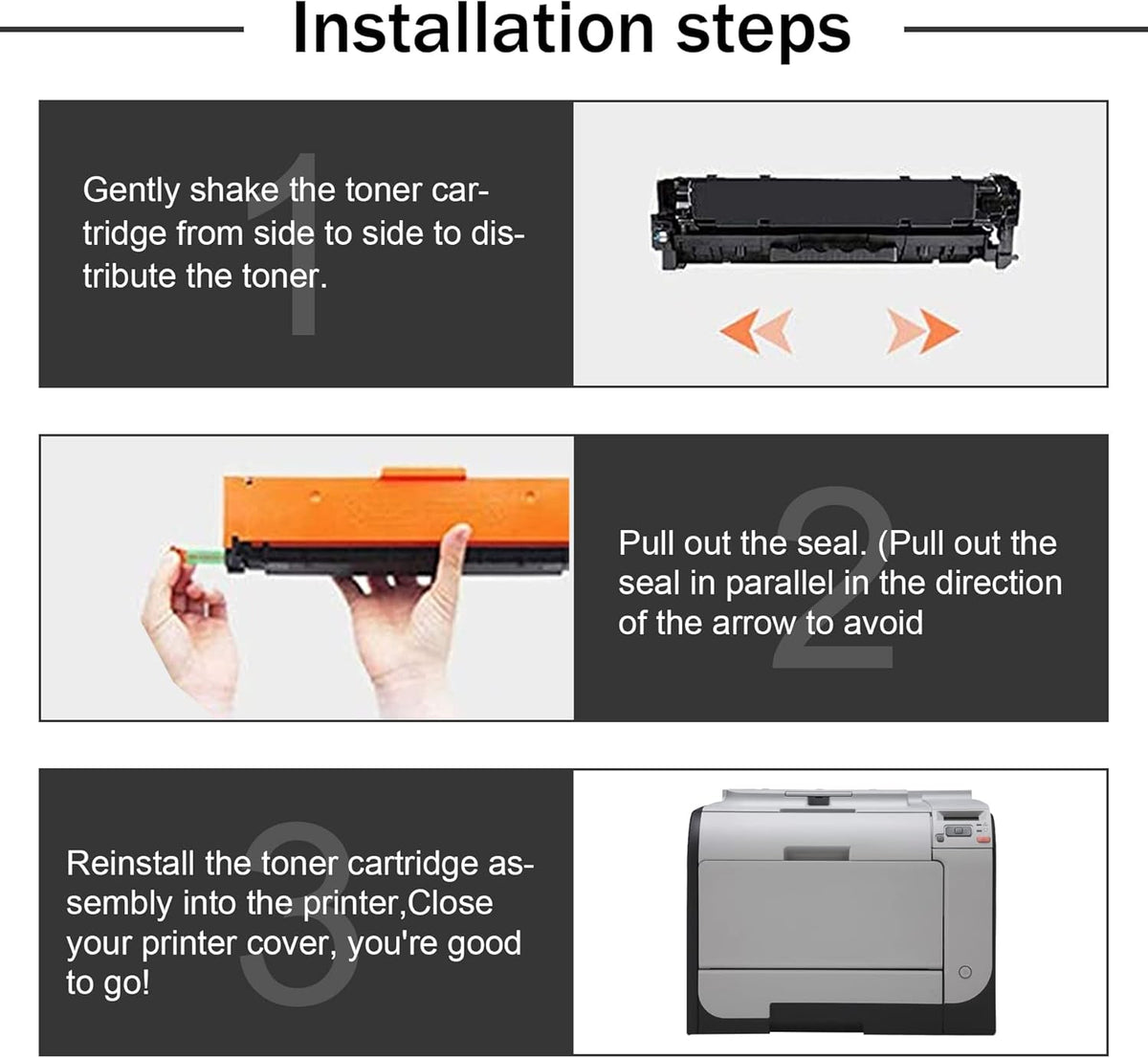 High Yield Yellow Toner Cartridge for HP CP2025 CM2320 Printer J426250