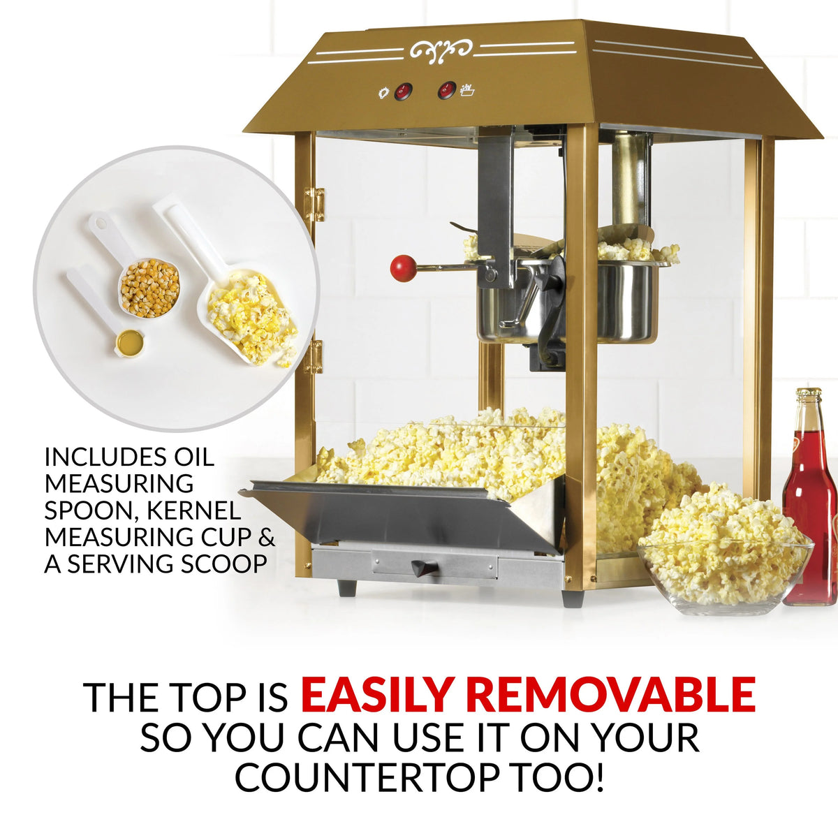 Vintage 10-Ounce Popcorn Cart I348