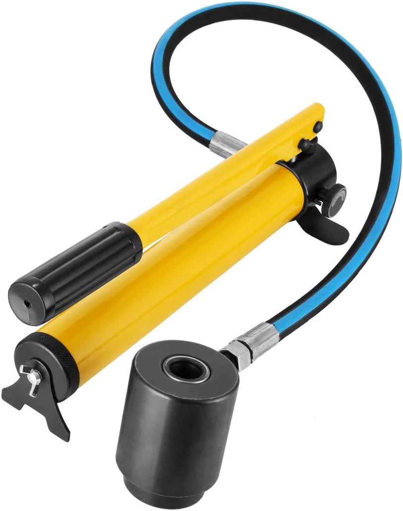 10 Ton Hydraulic Knockout Punch Driver Tool Kit with 6 Dies J93346