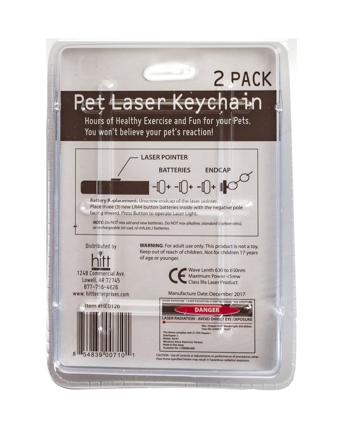 Pet Laser Exerciser Keychain Toy 2 Pack J744971