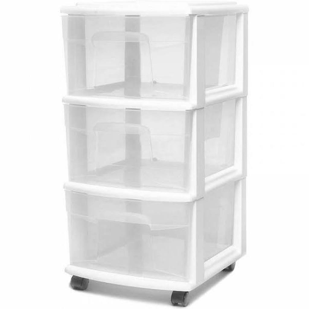 3 Drawer Cart with Casters, Set of 2 U43512