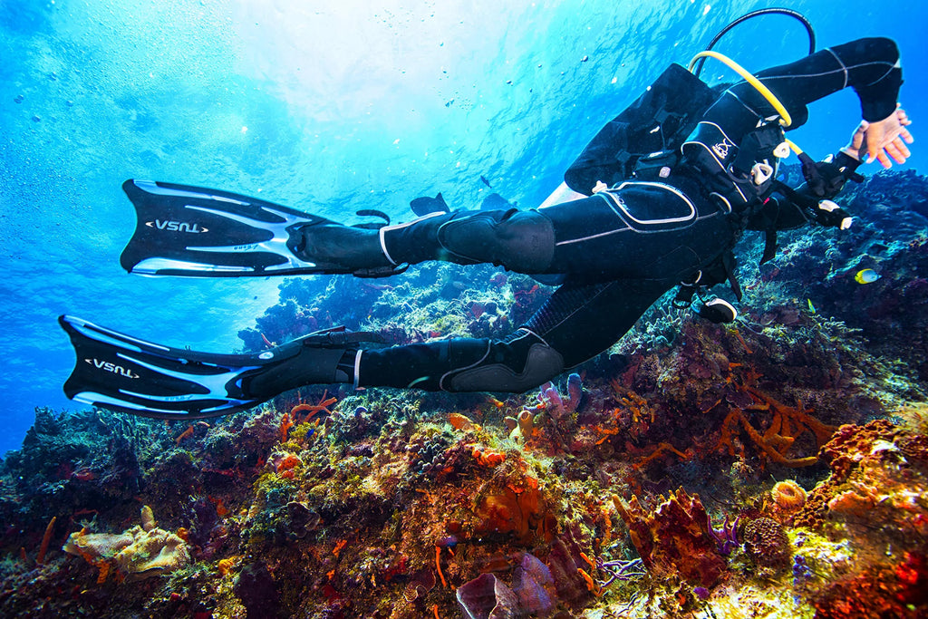 Black Scuba Fin X9715