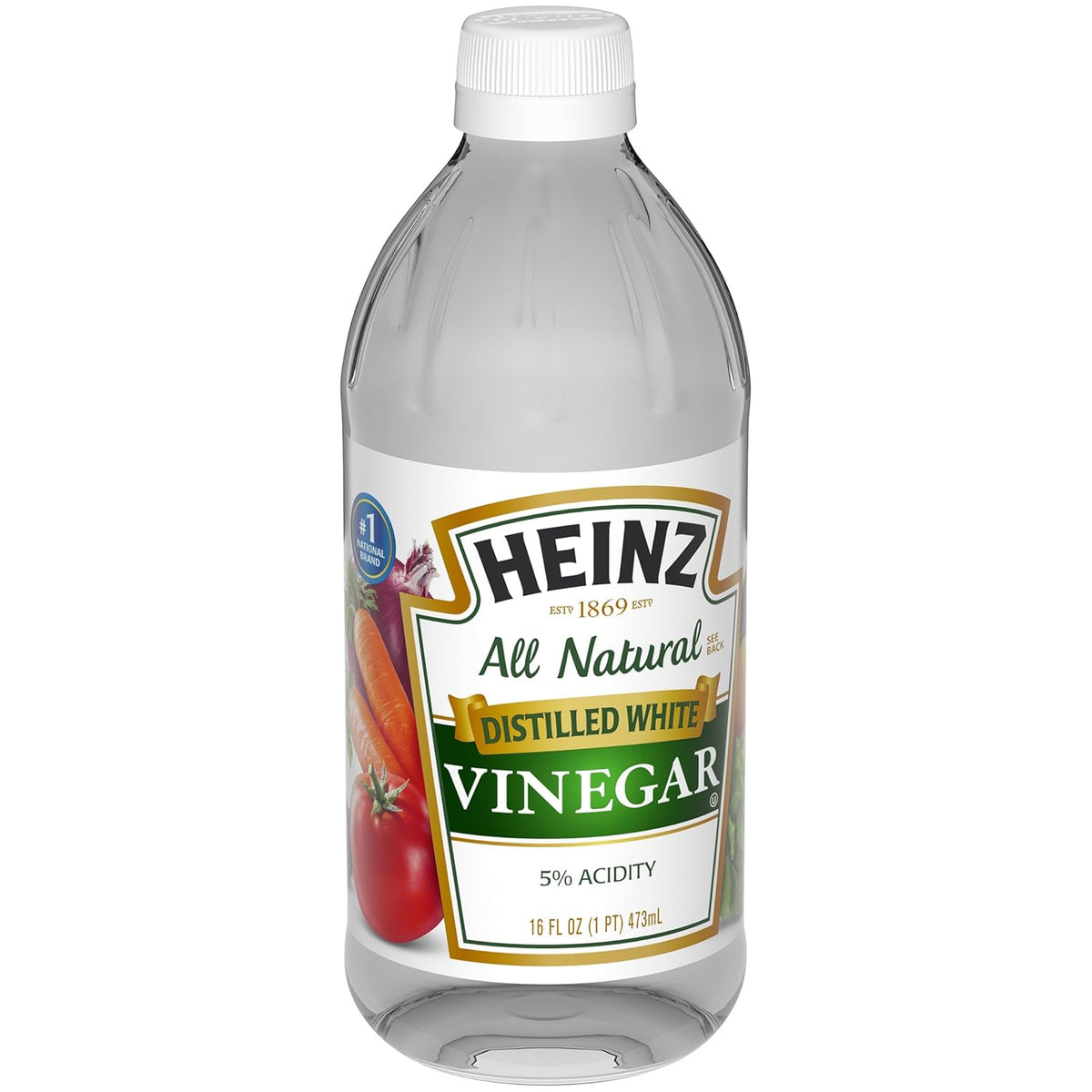 Distilled White Vinegar, 5% Acidity, 16 Fl Ounce S4346