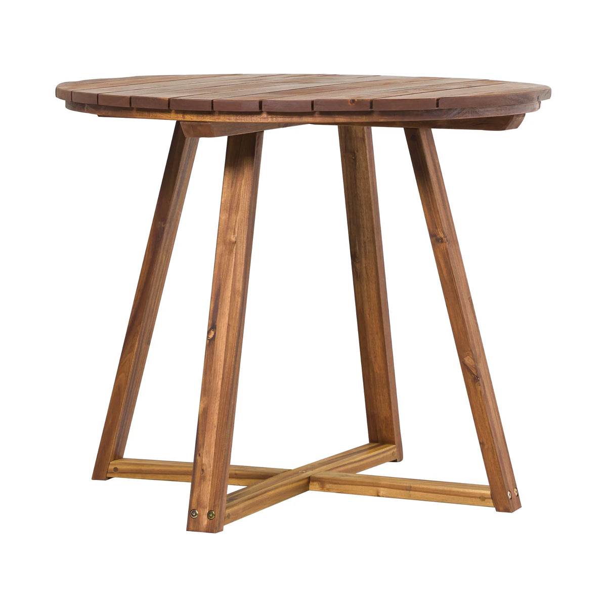 30” Solid Acacia Wood Outdoor Dining Table K1219