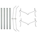 Front Disc Brake Caliper Hardware Kit with Springs and Pins F963321