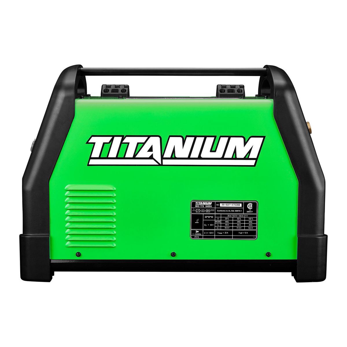 TITANIUM MIG 170 Welder with 120/240V Input V1662