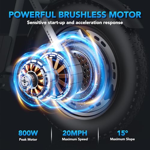 16" All Terrain Fat Tire Electric Scooter with Seat K501