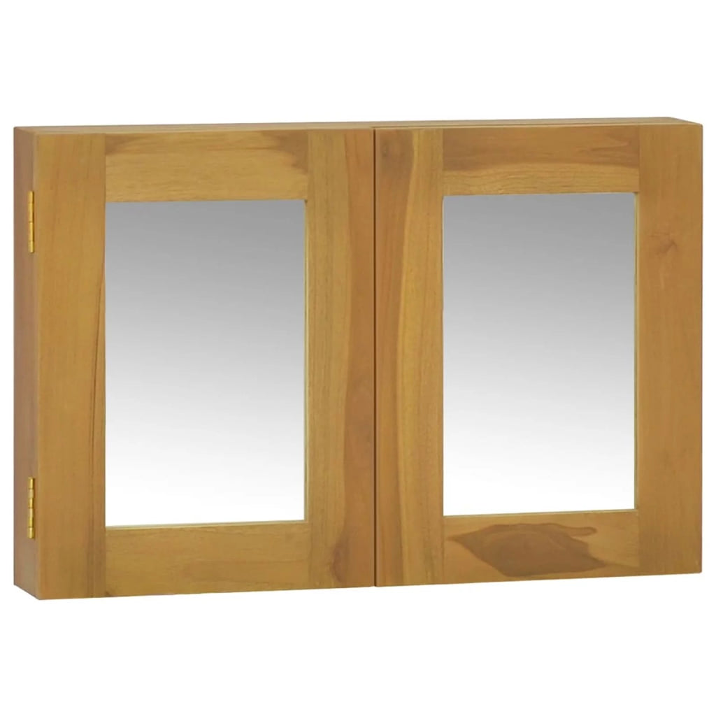 Mirror Cabinet Solid Wood Teak H441790