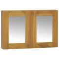 Mirror Cabinet Solid Wood Teak H441790
