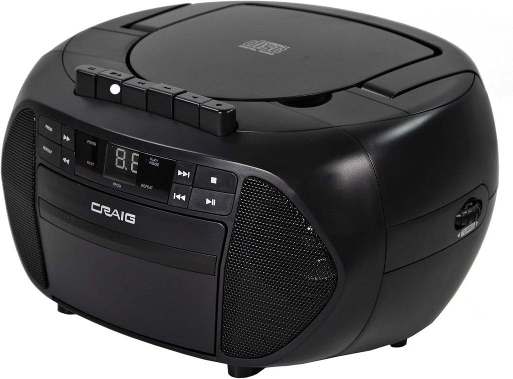 CD Boombox with AM/FM Stereo Radio and Cassette Player/Recorder Pack of 2 P4971