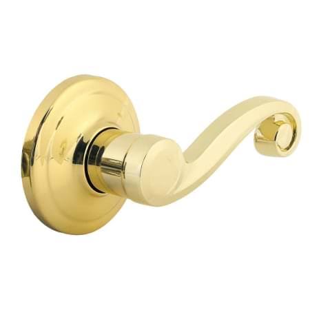 Bright Brass Left Hand Double Cylinder Handleset Trim U34375