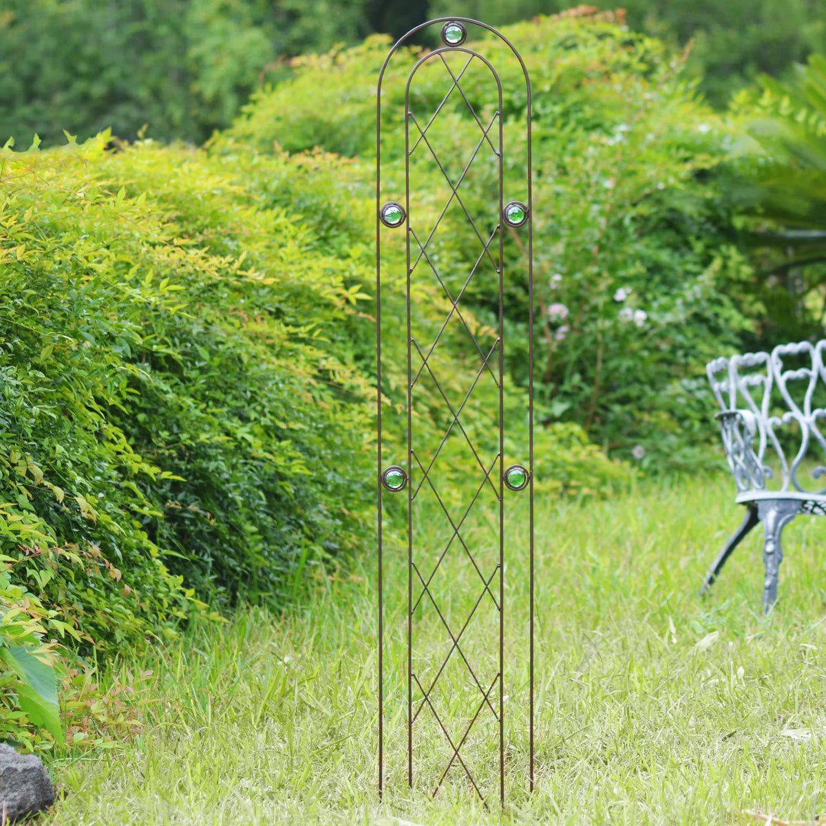 Metal Arched Trellis M60762