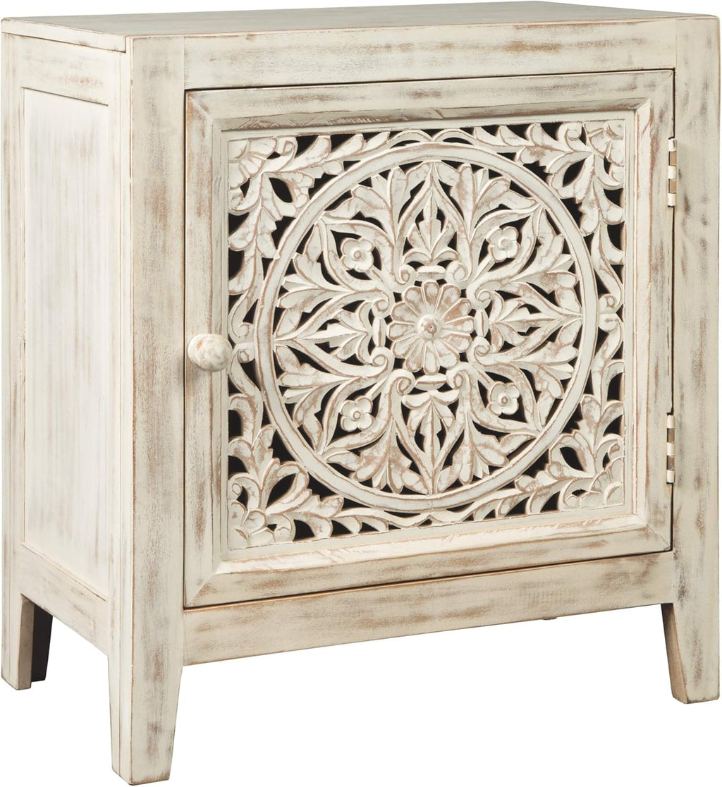 Vintage White Accent Cabinet or End Table R774904