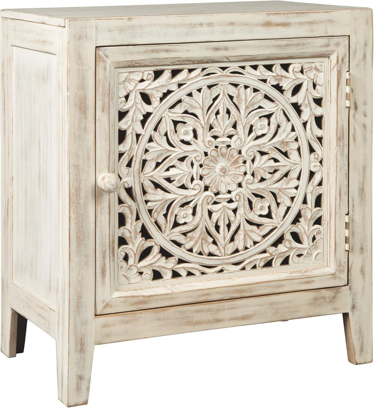 Vintage White Accent Cabinet or End Table R774904