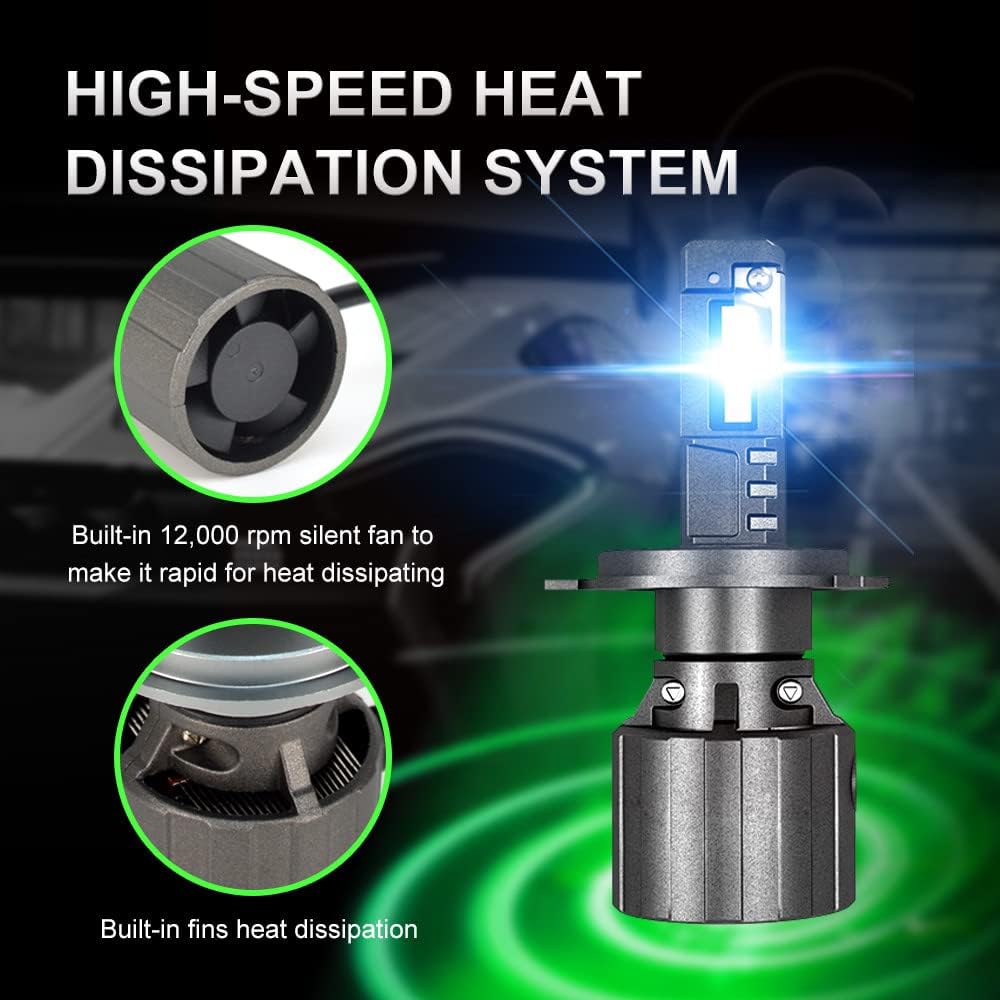 9007 LED Headlight Conversion Kit 6500K T9066