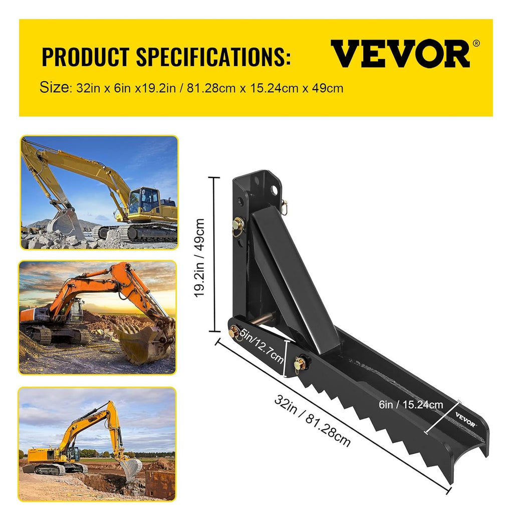 32 inch Backhoe Excavator Thumb Attachment Adjustable Weld On K71428