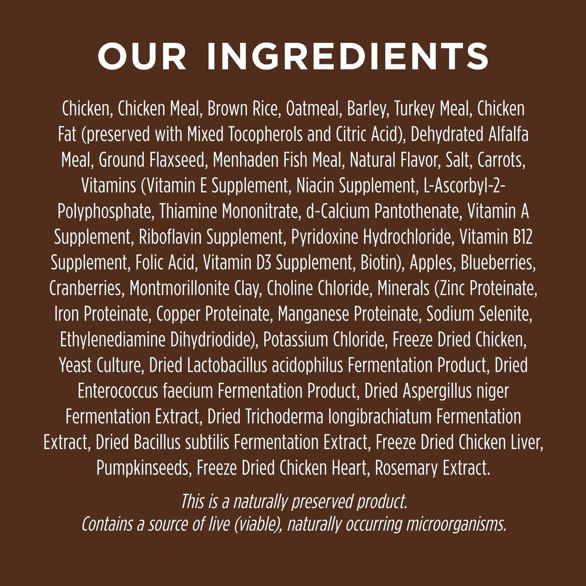 Chicken & Brown Rice Recipe Dry Dog Food O846728