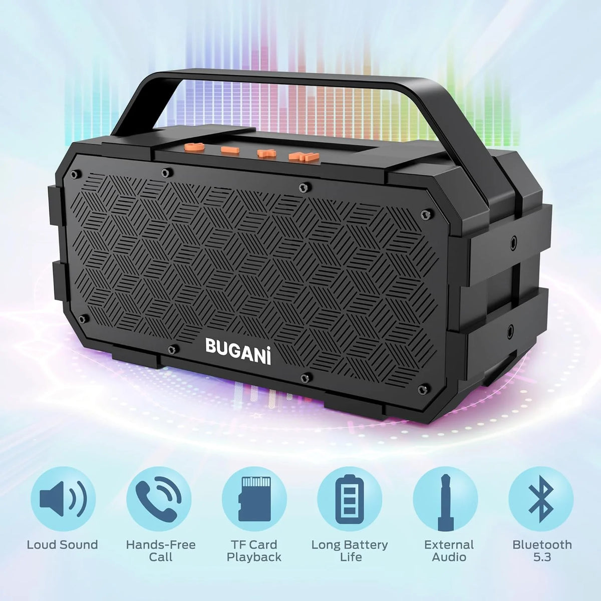 Wireless Portable Bluetooth Speaker 40W IPX6 Waterproof S3561