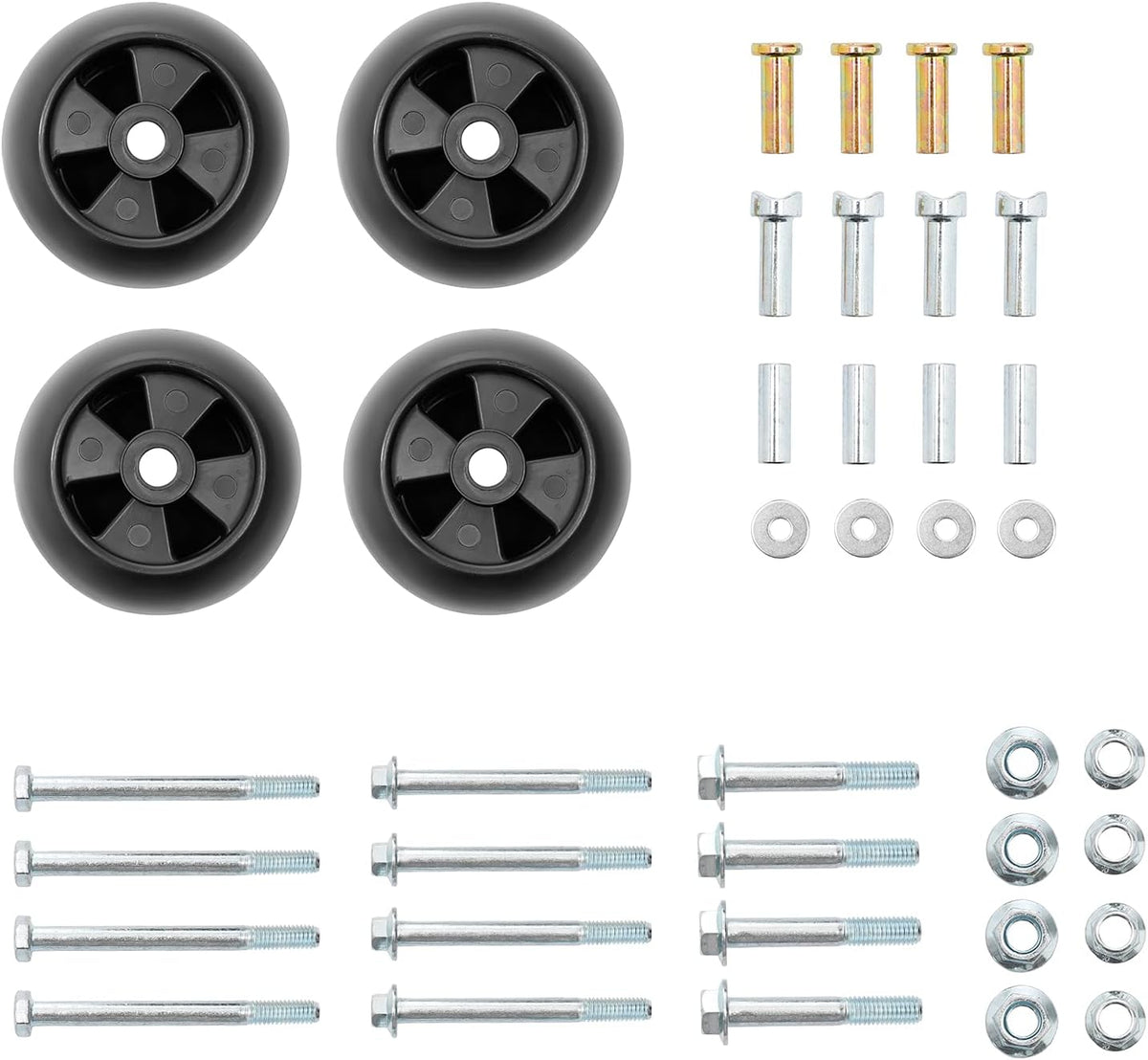 Anti Scalp Deck Wheel Kit Set of 6 Replacement L829