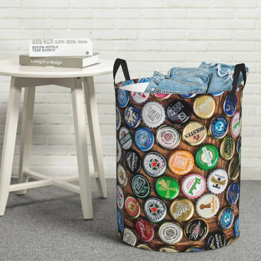 Laundry Hamper with Handles Round Laundry Basket R14568