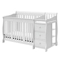 4-in-1 Convertible Crib and Changing Table Set in White P41609