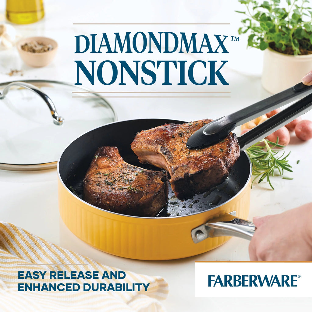 Nonstick Cookware Saute Pan with Lid U584672