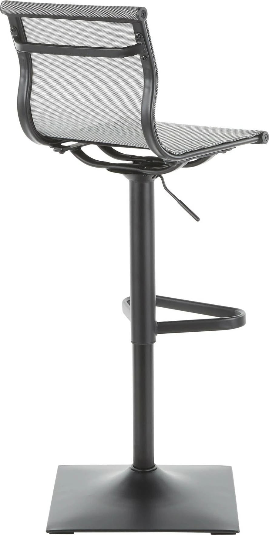 Black Silver Barstool E5388