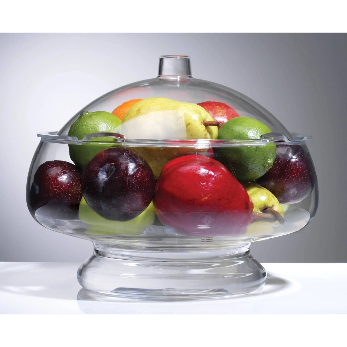 Acrylic Salad Bowl with Dome Lid S670073