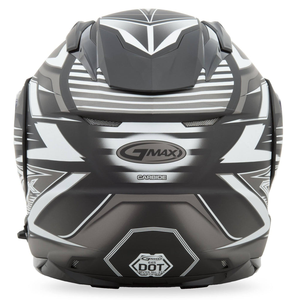 Matte Black White Modular Snow Helmet W344991