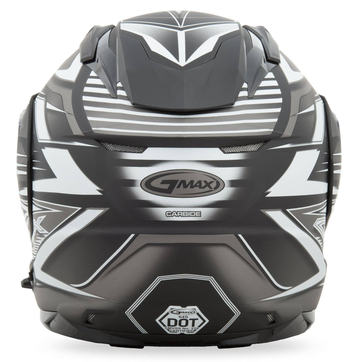 Matte Black White Modular Snow Helmet W344991