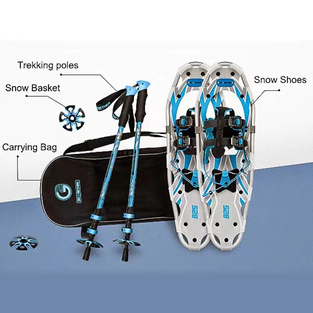 Lightweight Aluminum Alloy Snowshoes Set C15235