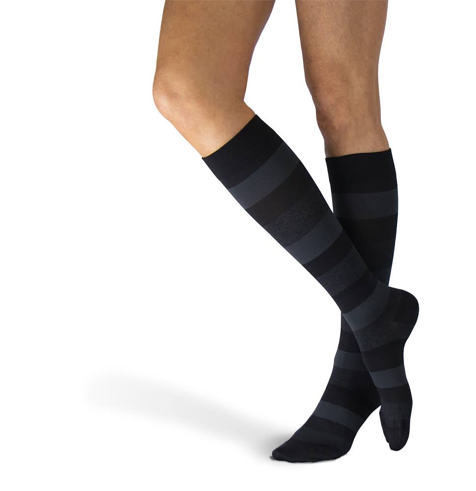 Microfiber Calf High Compression Socks X60488