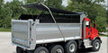 7' x 21' Double Pocket Dump Truck Tarps 18Oz Solid Vinyl F652248