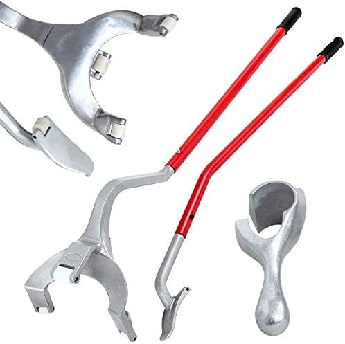 Steel Tire Mount Demount Tool Kit with Bead Breaker (Blue) Q1333