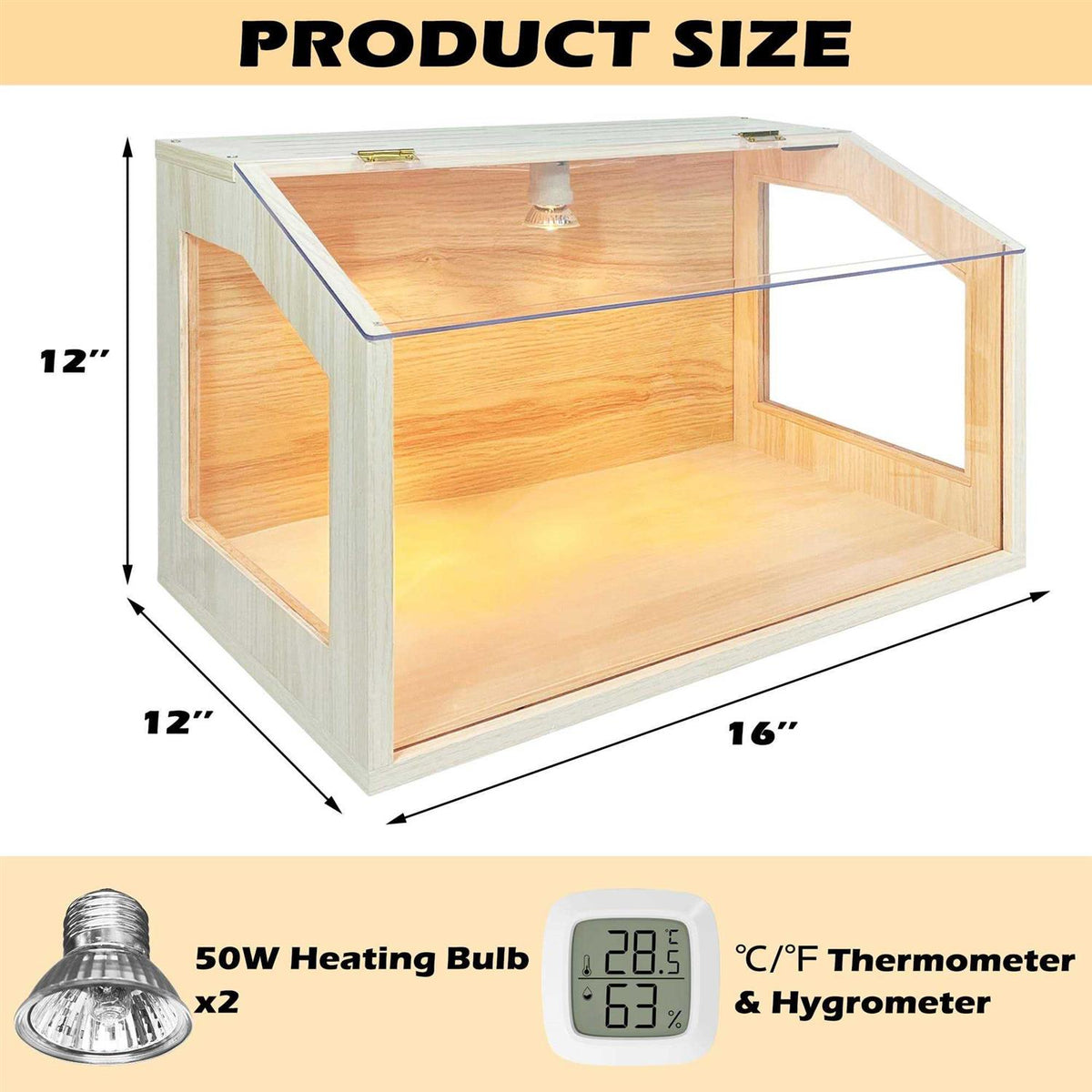 Intelligent Brooder Box with Built-in Heating Lamps Z832