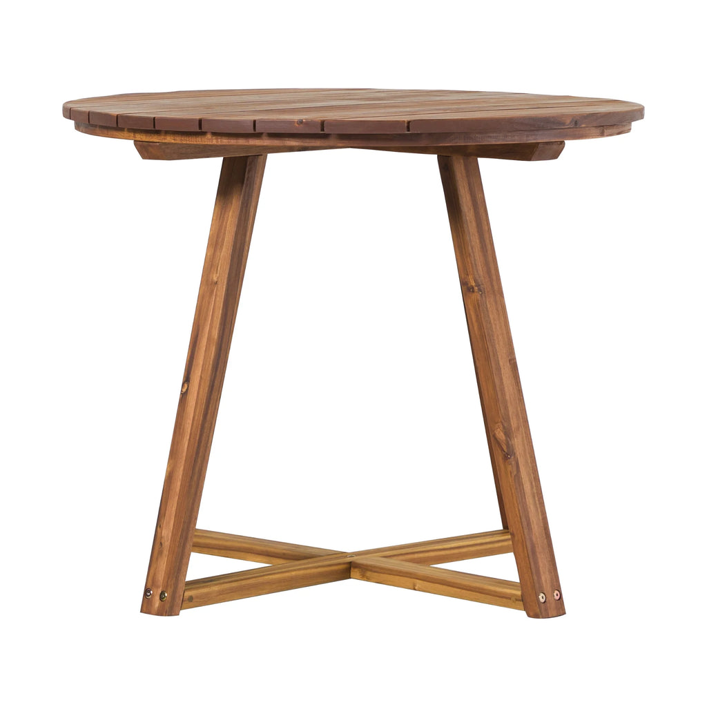 30” Solid Acacia Wood Outdoor Dining Table K1219