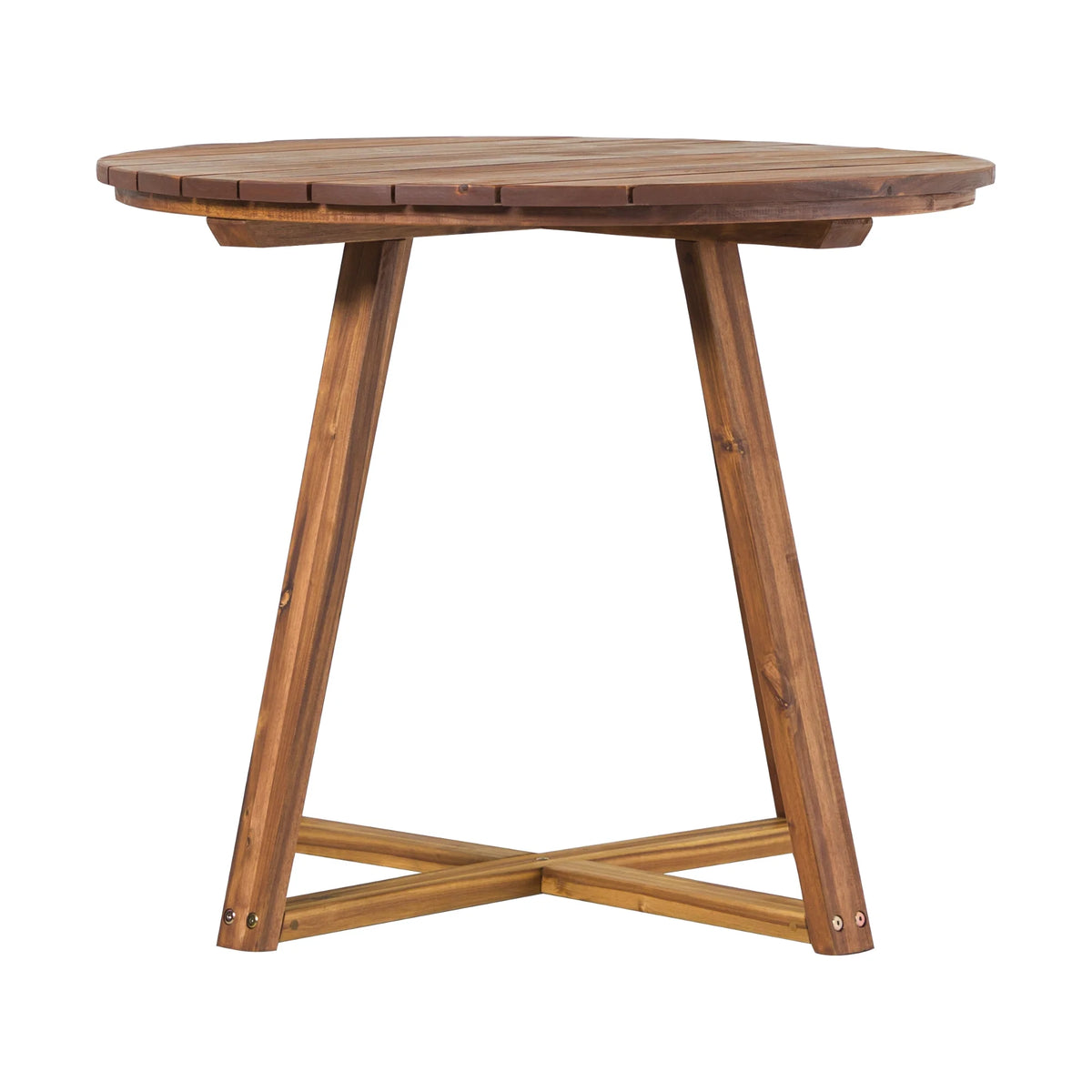 30” Solid Acacia Wood Outdoor Dining Table K1219