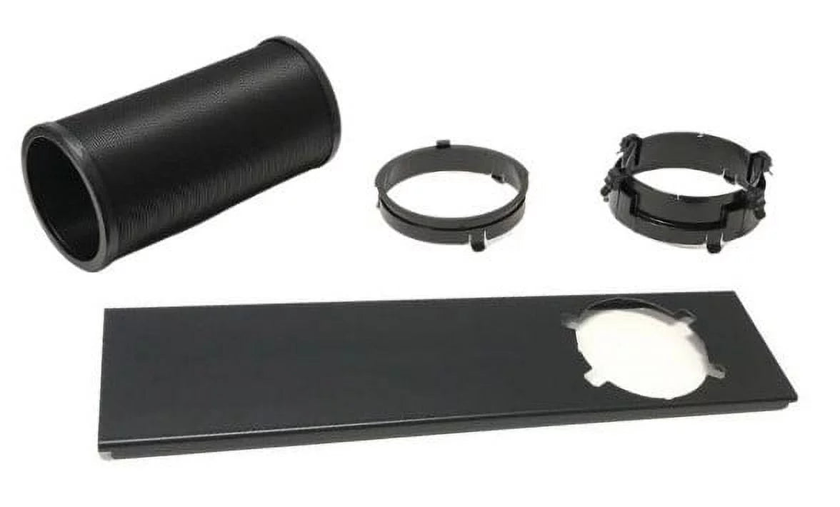 Black Window Air Conditioner Exhaust Kit Q74060