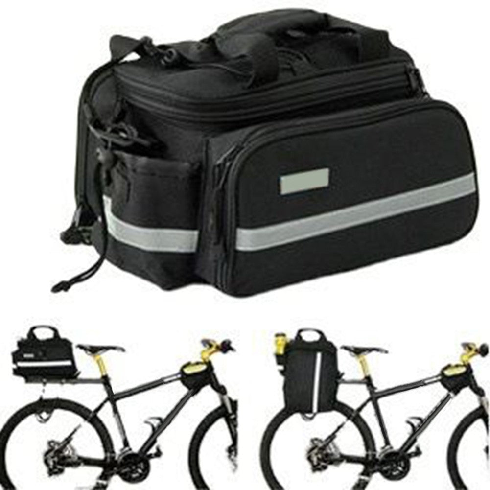 Bicycle Rear Rack Trunk Storage Bag with Reflective Strap S674664