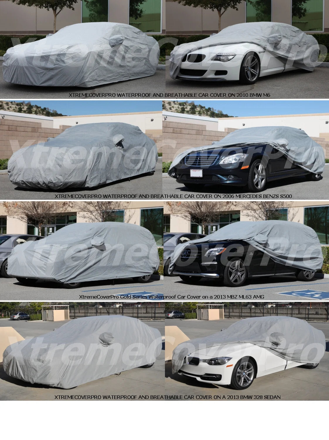 Gray Car Cover Y546