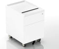 2 Drawer Mobile Filing Cabinet with Lock and Casters D645451