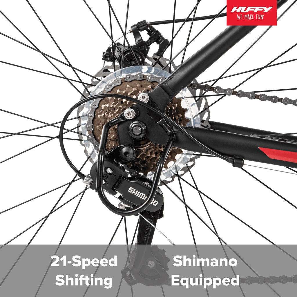 Black and Red Mountain Bikes Z437