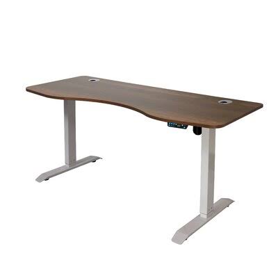 Brown Electric Standing Desk Converter O70792
