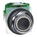 30Mm Black Non-Illuminated Push Button M38186
