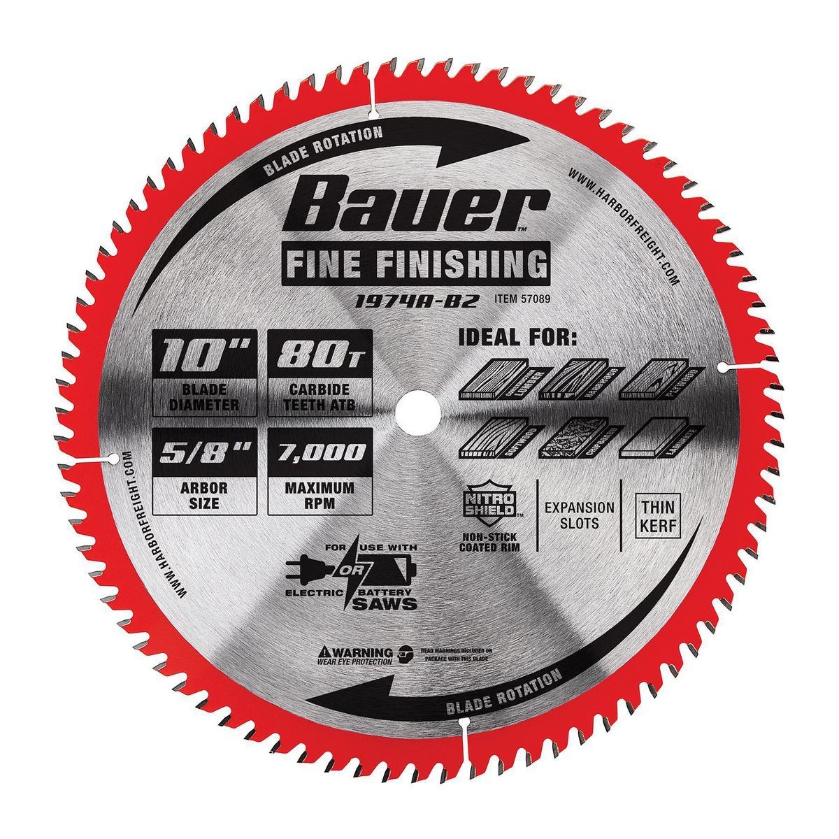 10 in. 80T Circular Saw Blade W4274