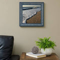 Dusty Blue Embossed Frame K7377