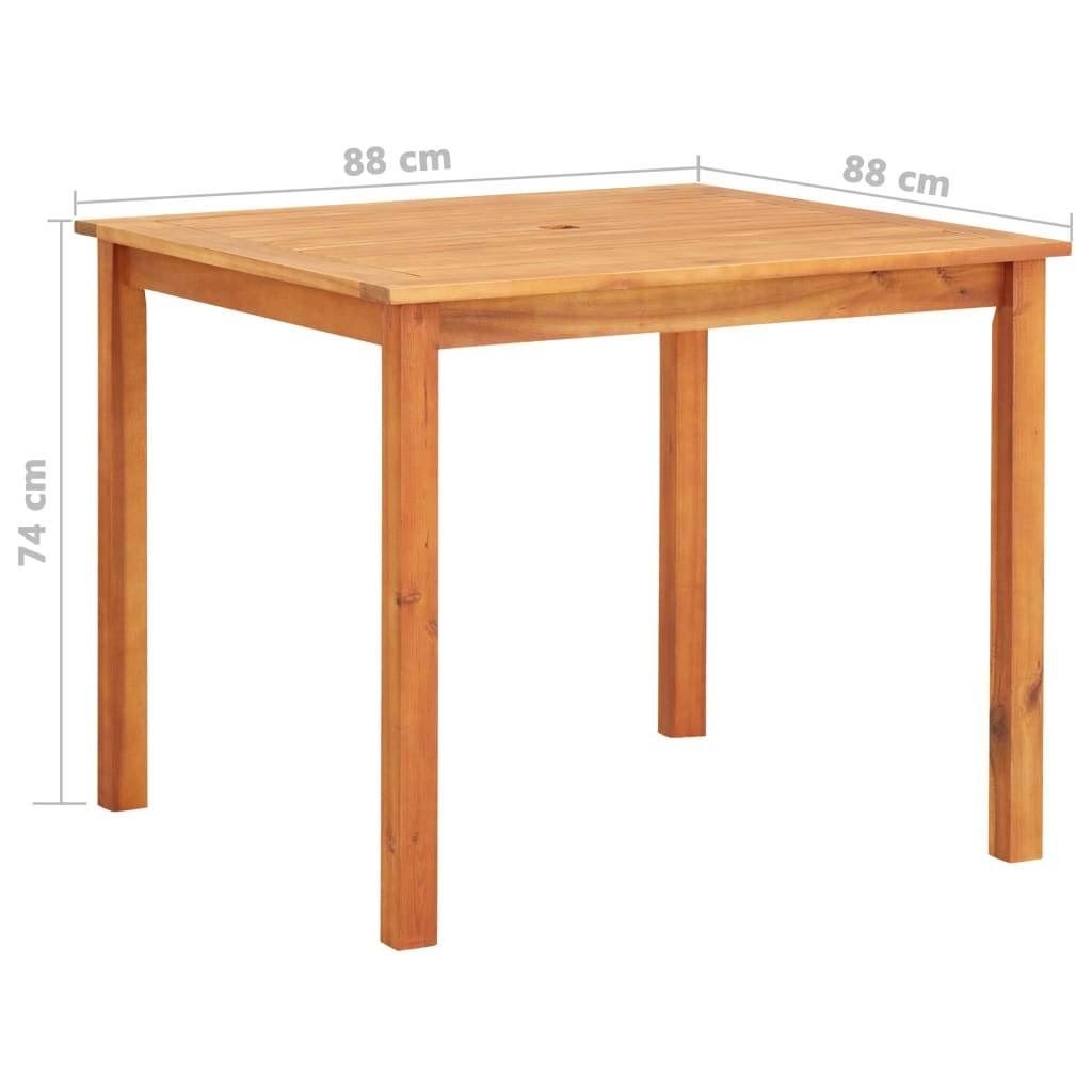 Solid Acacia Wood Garden Table F47946