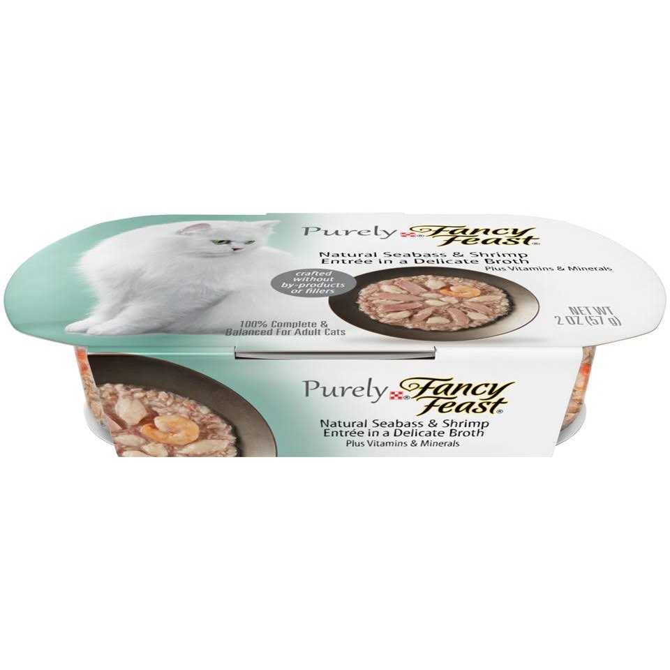 Natural Seabass & Shrimp in Broth Cat Food Q161