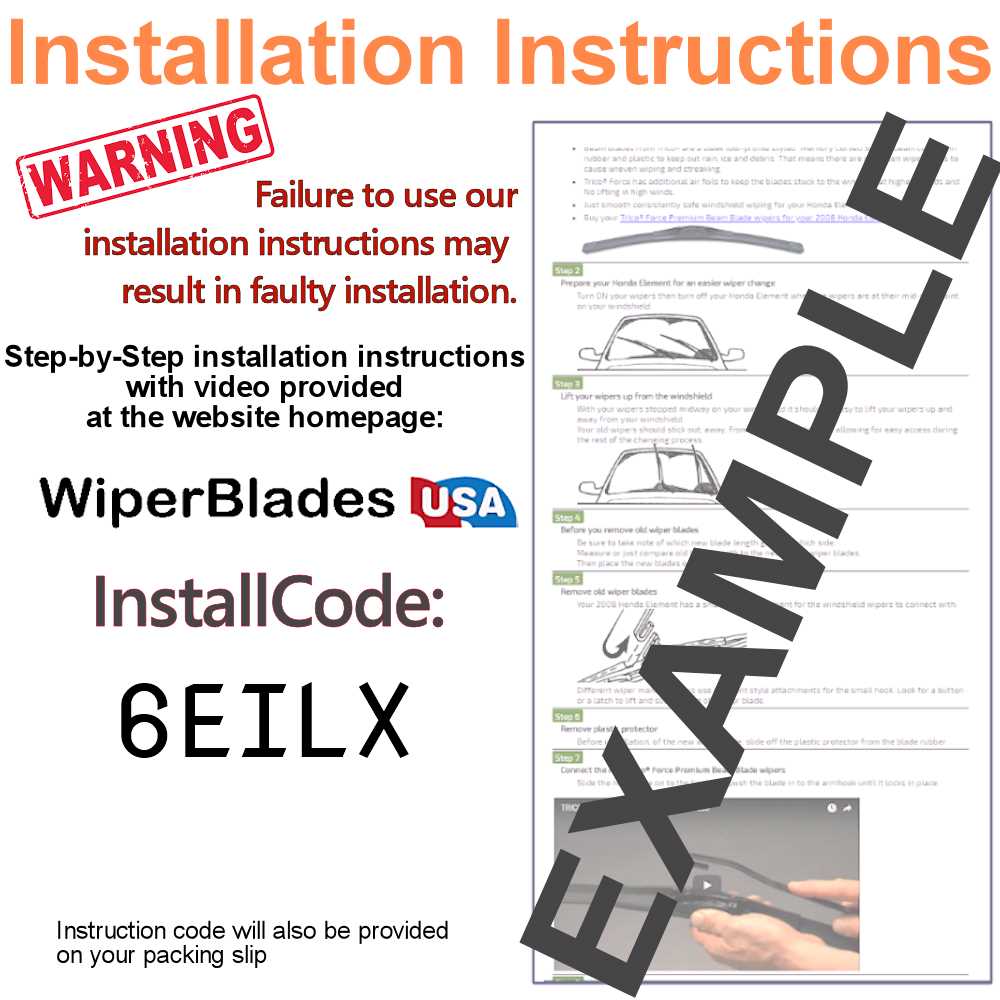 2004 Honda Element Wiper Blades Set of 3 with Rear Wiper T3712