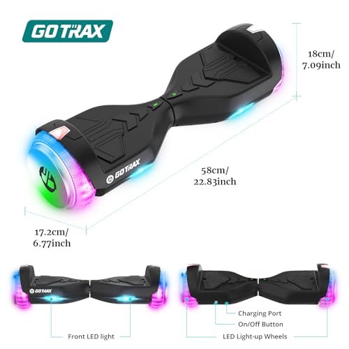 6.5" LED Wheels Self Balancing Scooter W3066